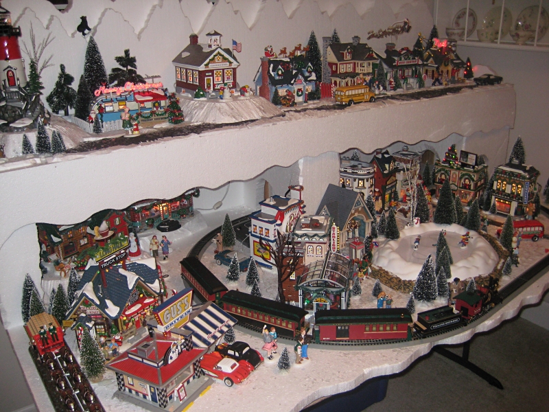 of Dept. 56 buildings and accessories. It also includes the On30 train 