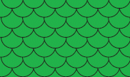 Green and Black 'Fish-Scale' pattern. Choose a scale from the list below.