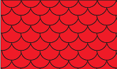 Red Tile 'Fish-Scale' pattern. Choose a scale from the list below.