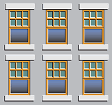 Office Building Windows. Choose a scale from the list below.