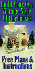 Click to see how to start the fun, inexpensive hobby of building your own vintage style cardboard Christmas houses.