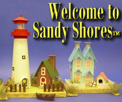 Welcome to Sandy Shores<sup><small>TM</small></sup>, a 100% original collection of craft projects for your indoor trains and towns.