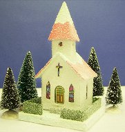  maybee enough for your very own Christmas village BUILDING GLITTER HOUSES FOR YOUR TREE OR FOR A CHRISTMAS DISPLAY!