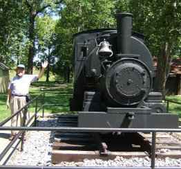 This retired 0-4-0T Porter is on display at the Carillon Park, in Dayton Ohio. Click for bigger photo.
