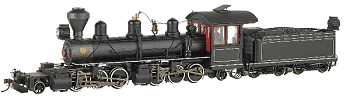 Bachmann's On30 2-6-6-2 comes with a variety of road names and features.  Click for bigger photo.