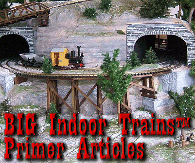 Big Indoor Trains(tm) Primer- A collection of 'how-to' articles for people using big trains indoors.